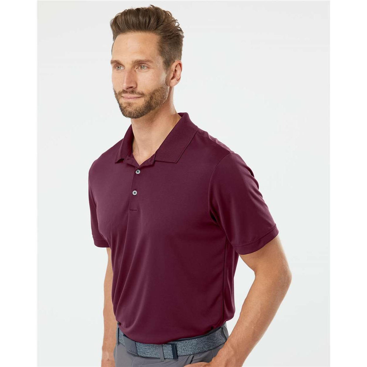 no-logo Adidas Performance Polo-Men's Polos-Adidas-Thread Logic