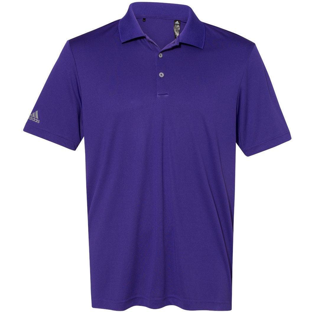 no-logo Adidas Performance Polo-Men's Polos-Adidas-Collegiate Purple-S-Thread Logic