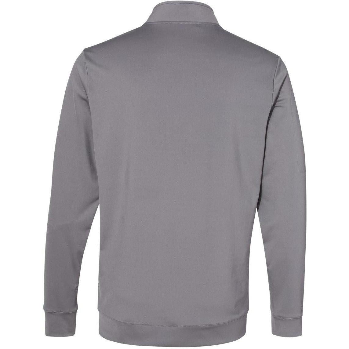 no-logo Adidas Performance Textured Quarter-Zip Pullover-Fleece-Adidas-Thread Logic