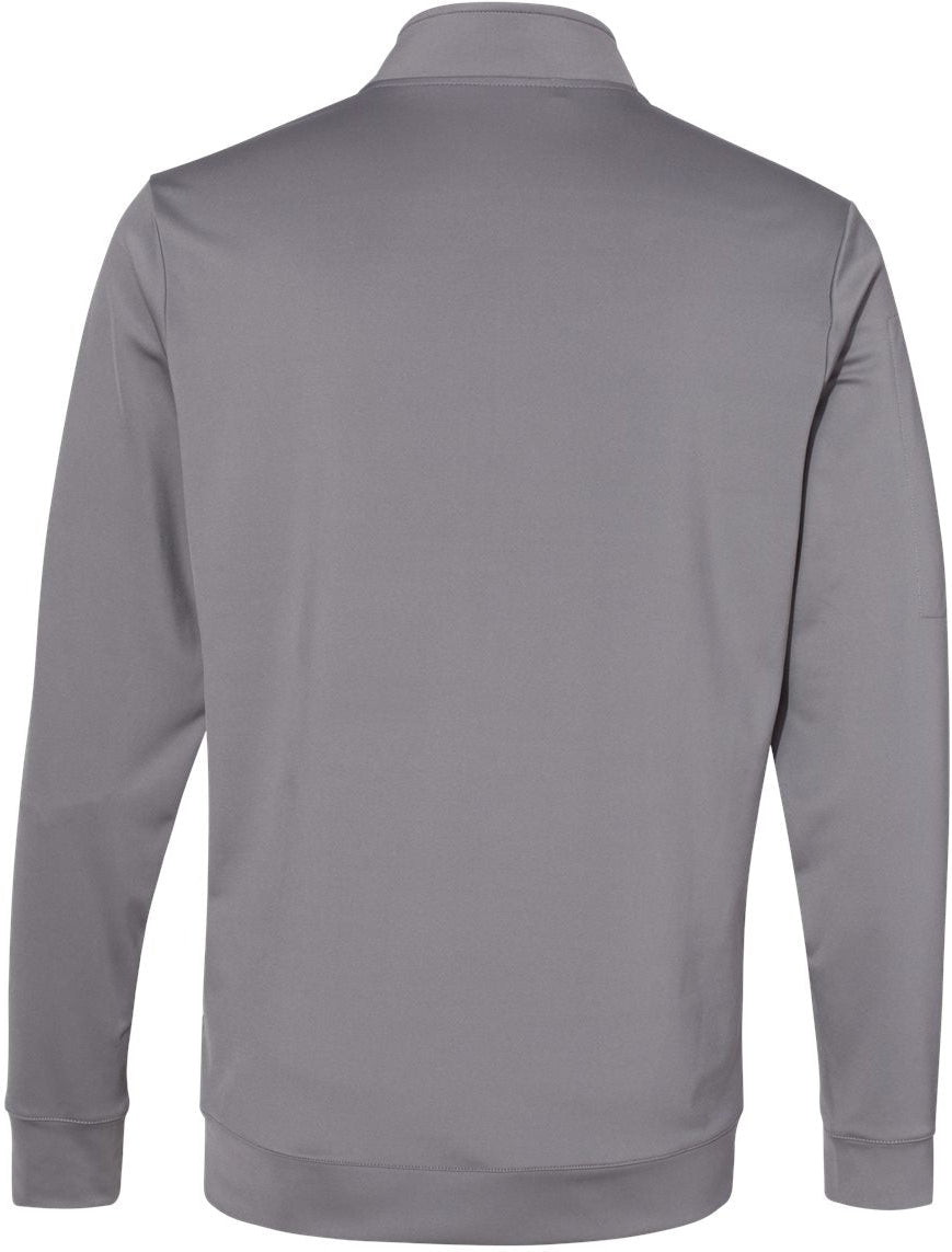 no-logo Adidas Performance Textured Quarter-Zip Pullover-Fleece-Adidas-Thread Logic