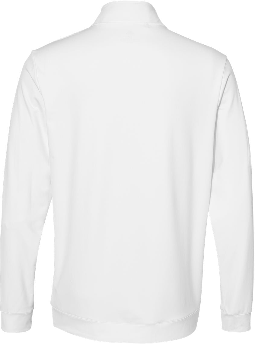 no-logo Adidas Performance Textured Quarter-Zip Pullover-Fleece-Adidas-Thread Logic