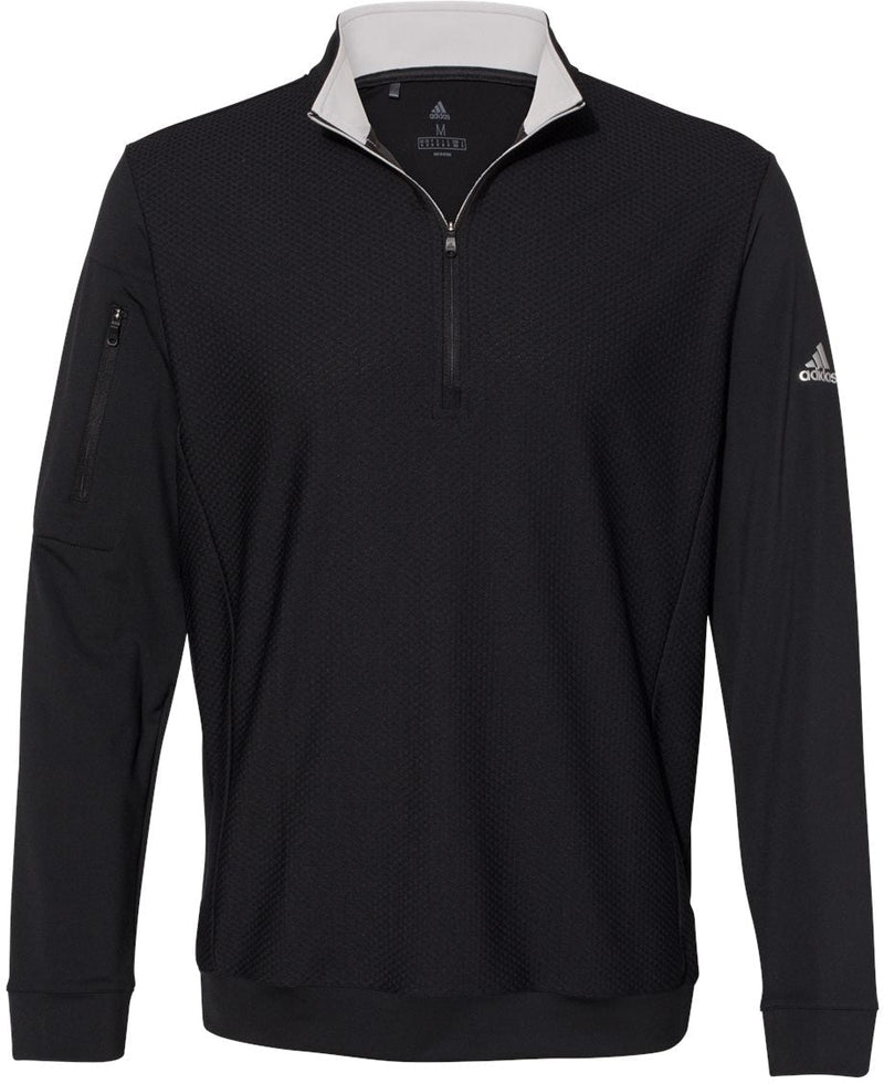 Adidas Performance Textured Quarter-Zip Pullover