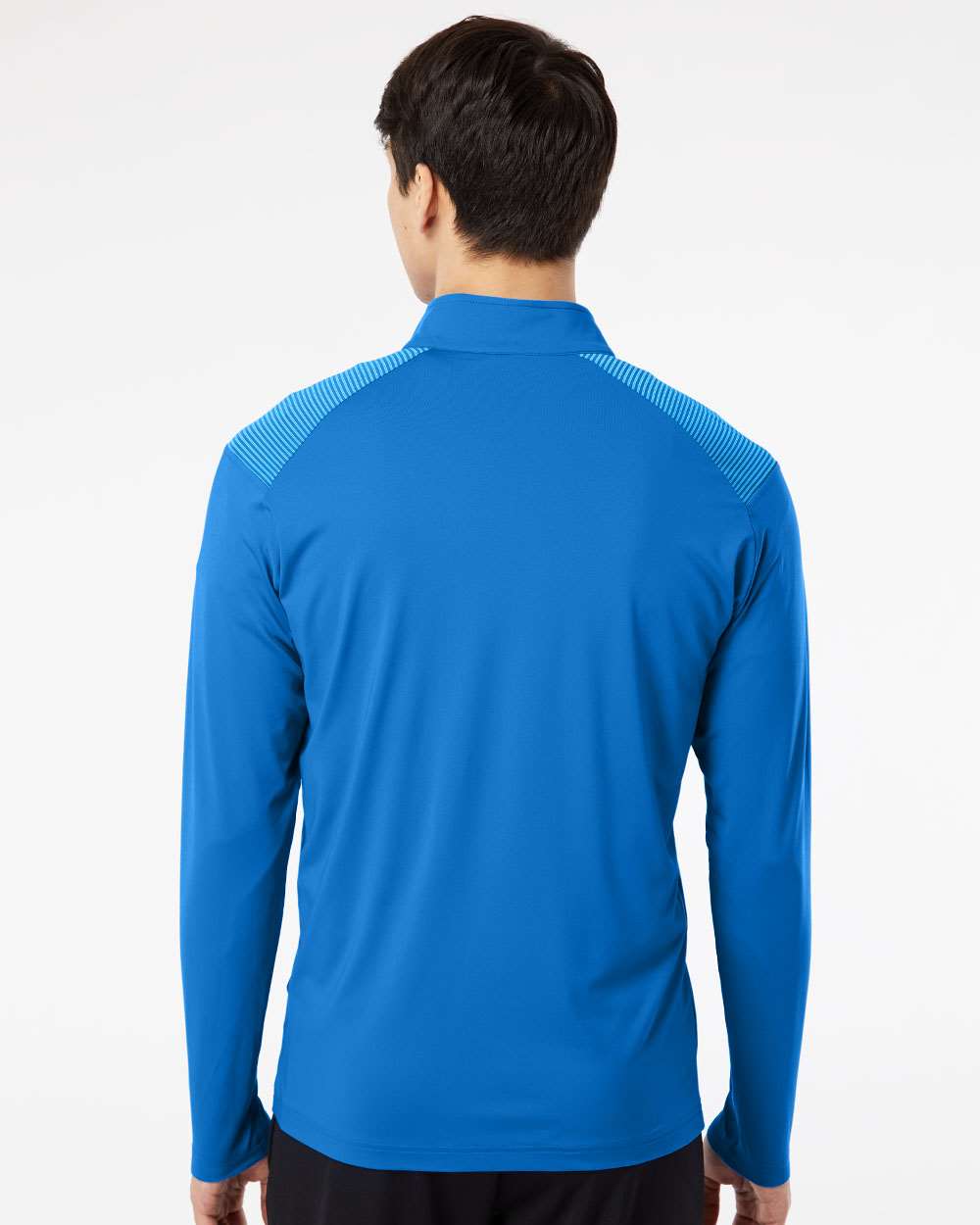 no-logo Adidas Shoulder Stripe Quarter-Zip Pullover-Athletics-Adidas-Thread Logic