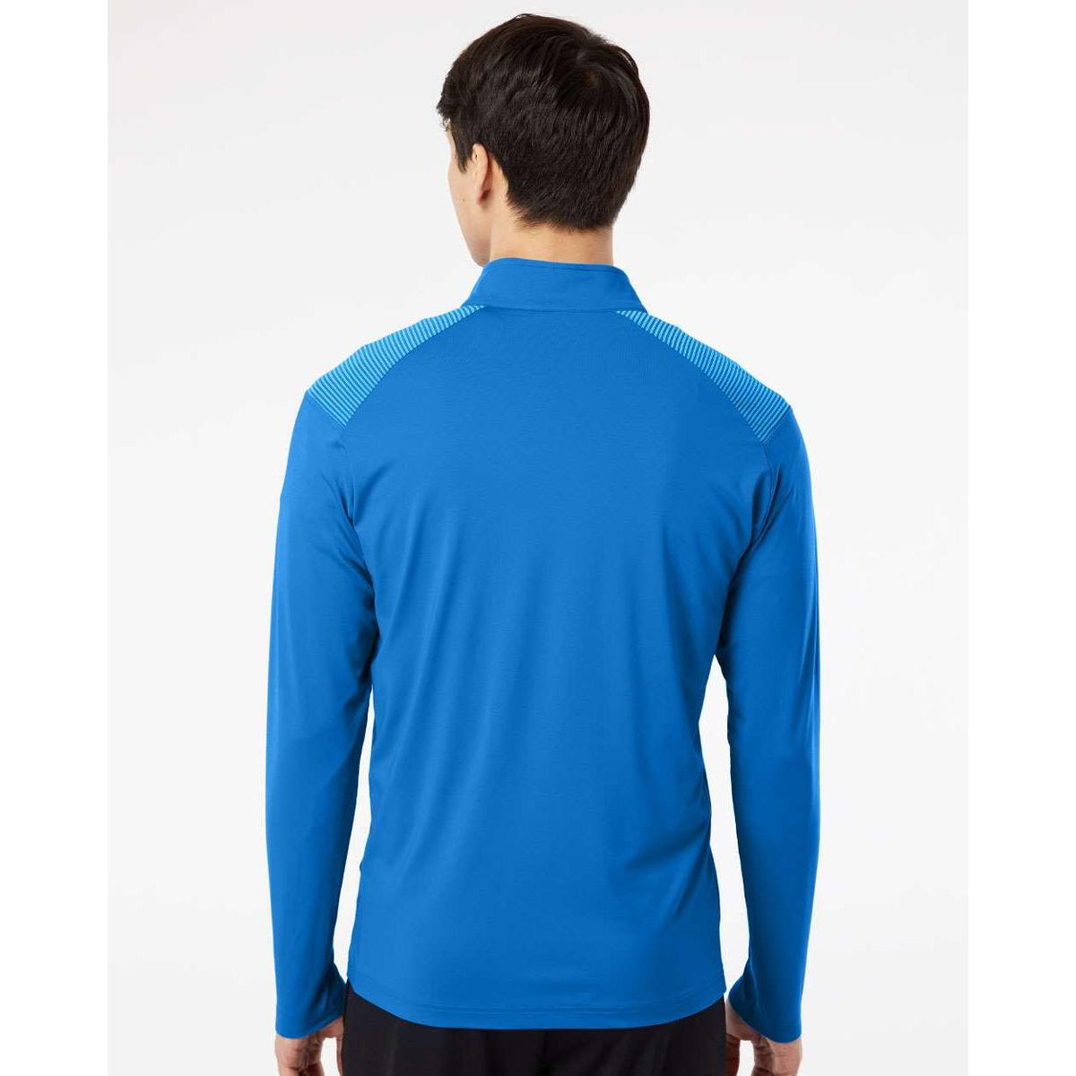 no-logo Adidas Shoulder Stripe Quarter-Zip Pullover-Athletics-Adidas-Thread Logic