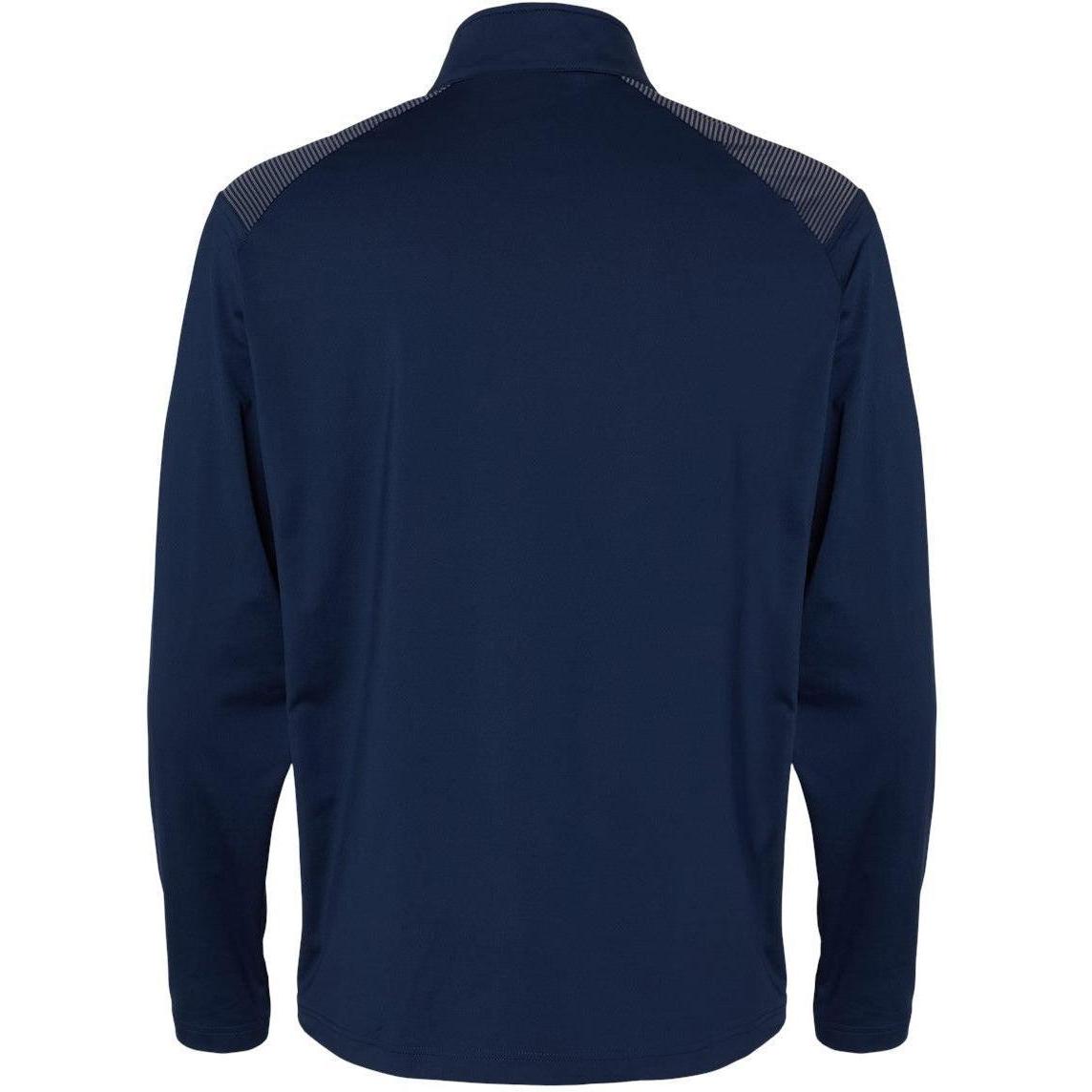 no-logo Adidas Shoulder Stripe Quarter-Zip Pullover-Athletics-Adidas-Thread Logic