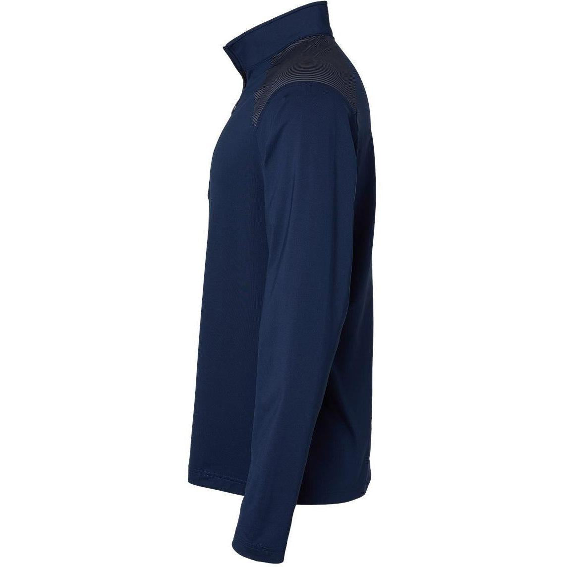 no-logo Adidas Shoulder Stripe Quarter-Zip Pullover-Athletics-Adidas-Thread Logic