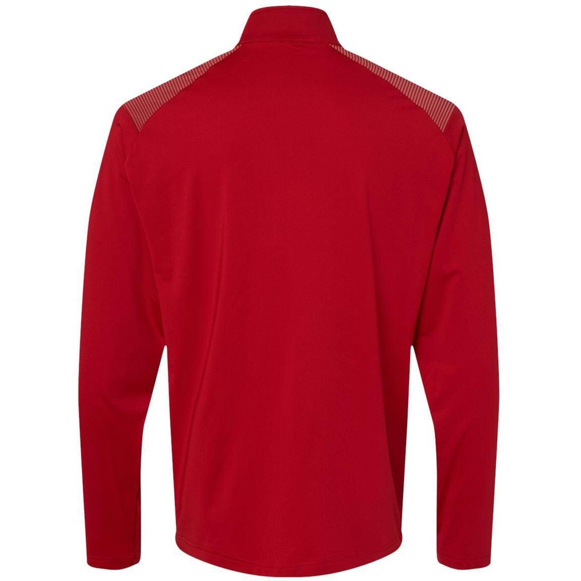 no-logo Adidas Shoulder Stripe Quarter-Zip Pullover-Athletics-Adidas-Thread Logic