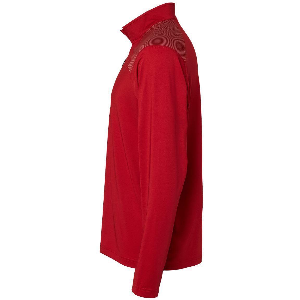 no-logo Adidas Shoulder Stripe Quarter-Zip Pullover-Athletics-Adidas-Thread Logic