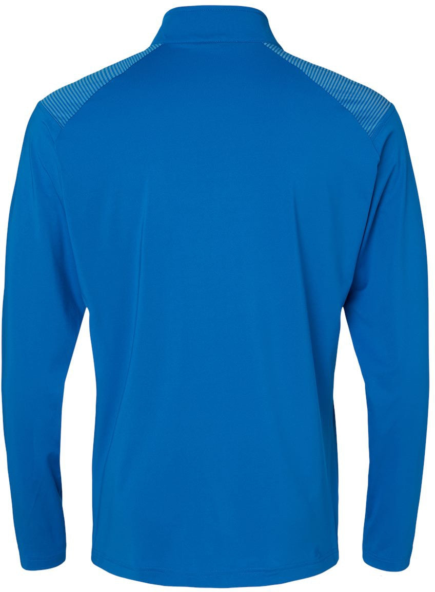 no-logo Adidas Shoulder Stripe Quarter-Zip Pullover-Athletics-Adidas-Thread Logic