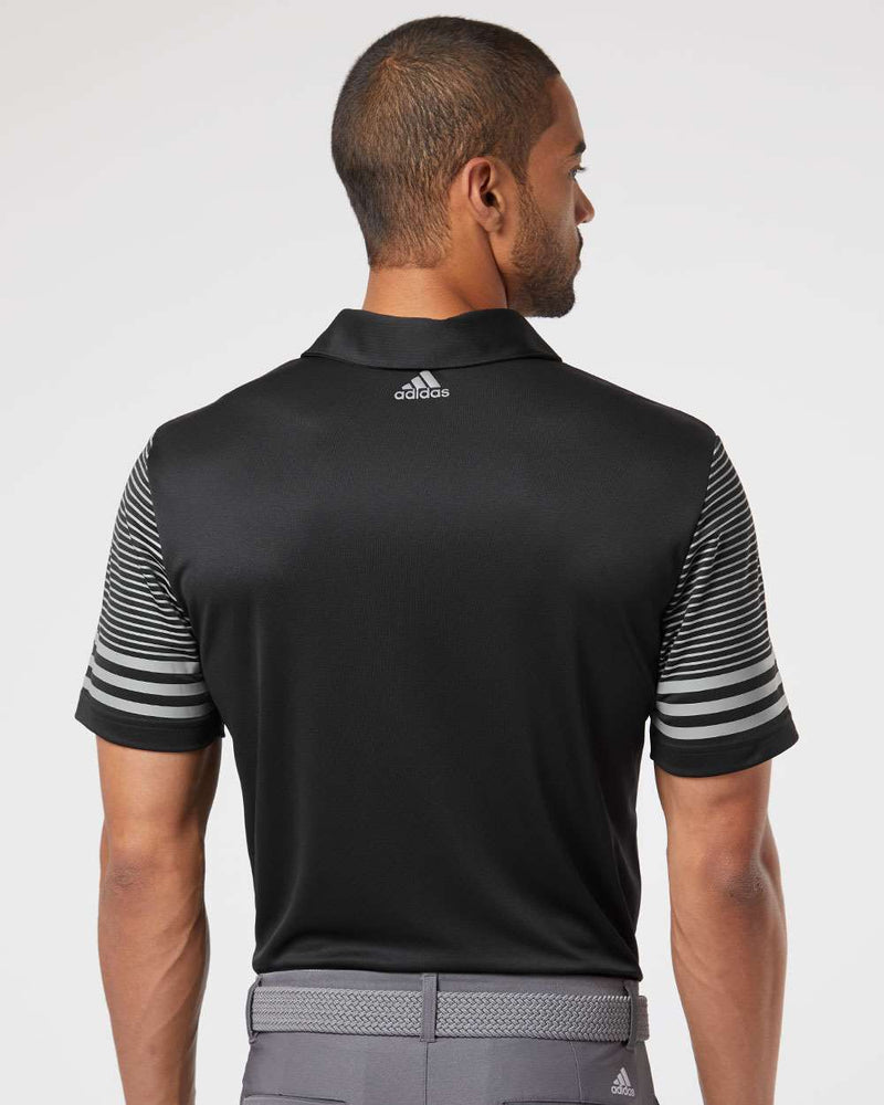 no-logo Adidas Striped Sleeve Sport Shirt-Men's Polos-Adidas-Thread Logic