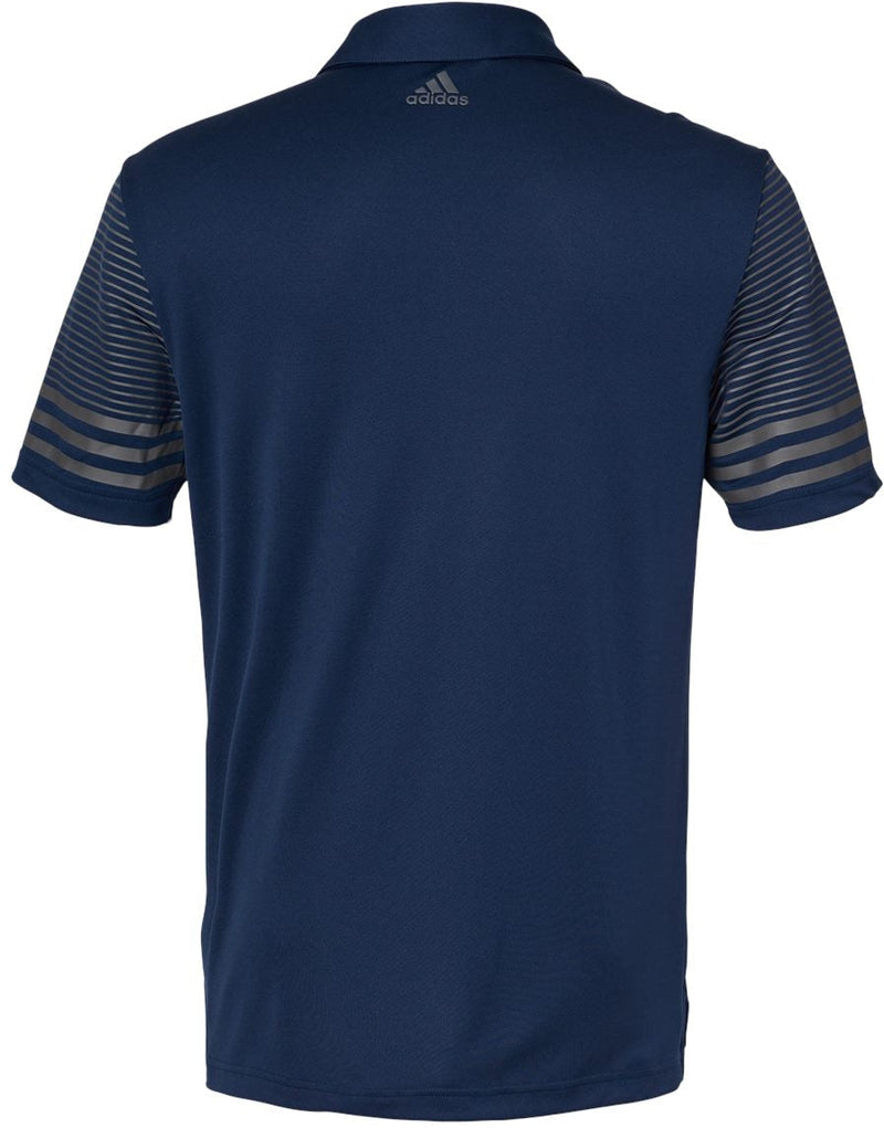 no-logo Adidas Striped Sleeve Sport Shirt-Men's Polos-Adidas-Thread Logic