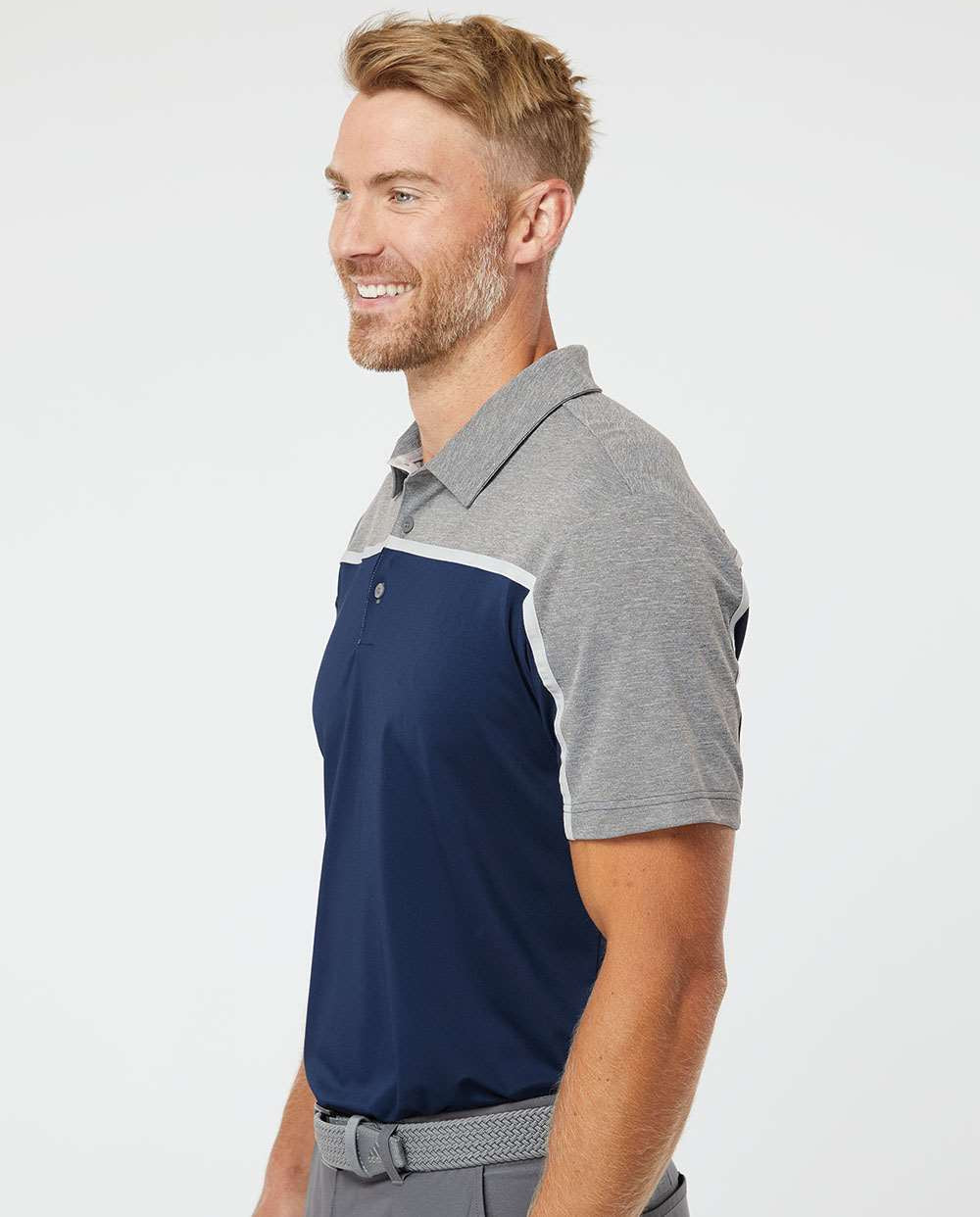 no-logo Adidas Ultimate Colorblock Polo-Sport Shirts-Adidas-Thread Logic