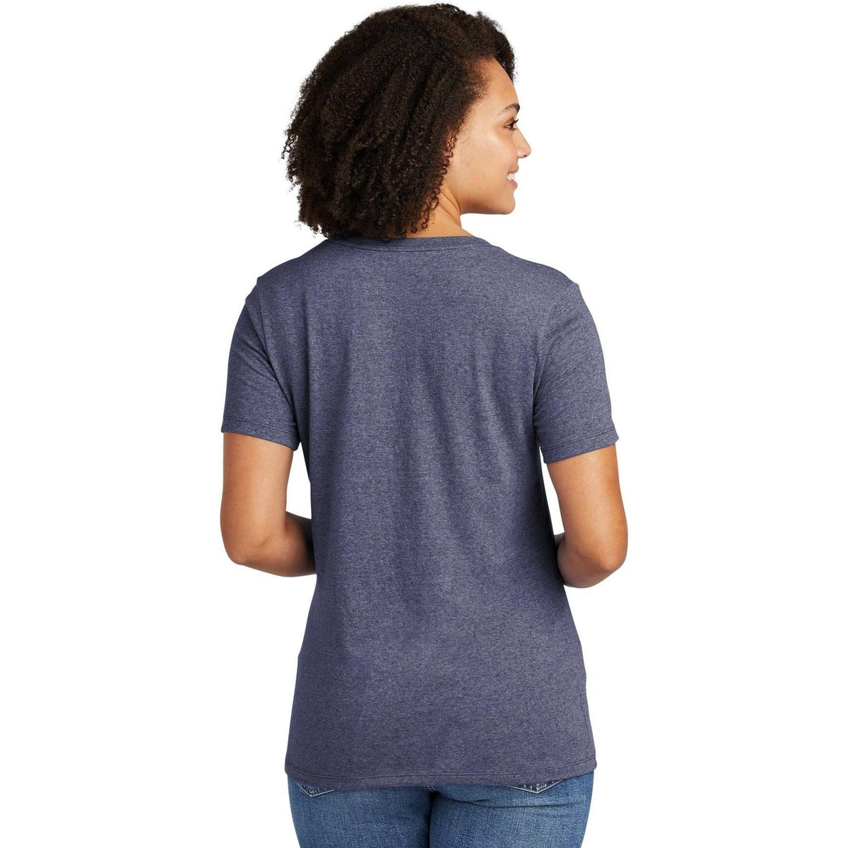 no-logo Allmade Ladies Recycled Blend V-Neck Tee-Regular-Allmade-Thread Logic