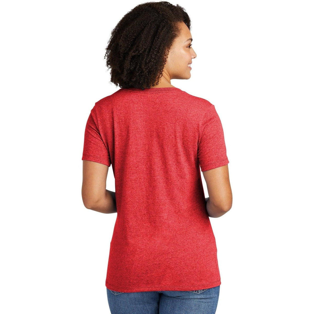 no-logo Allmade Ladies Recycled Blend V-Neck Tee-Regular-Allmade-Thread Logic