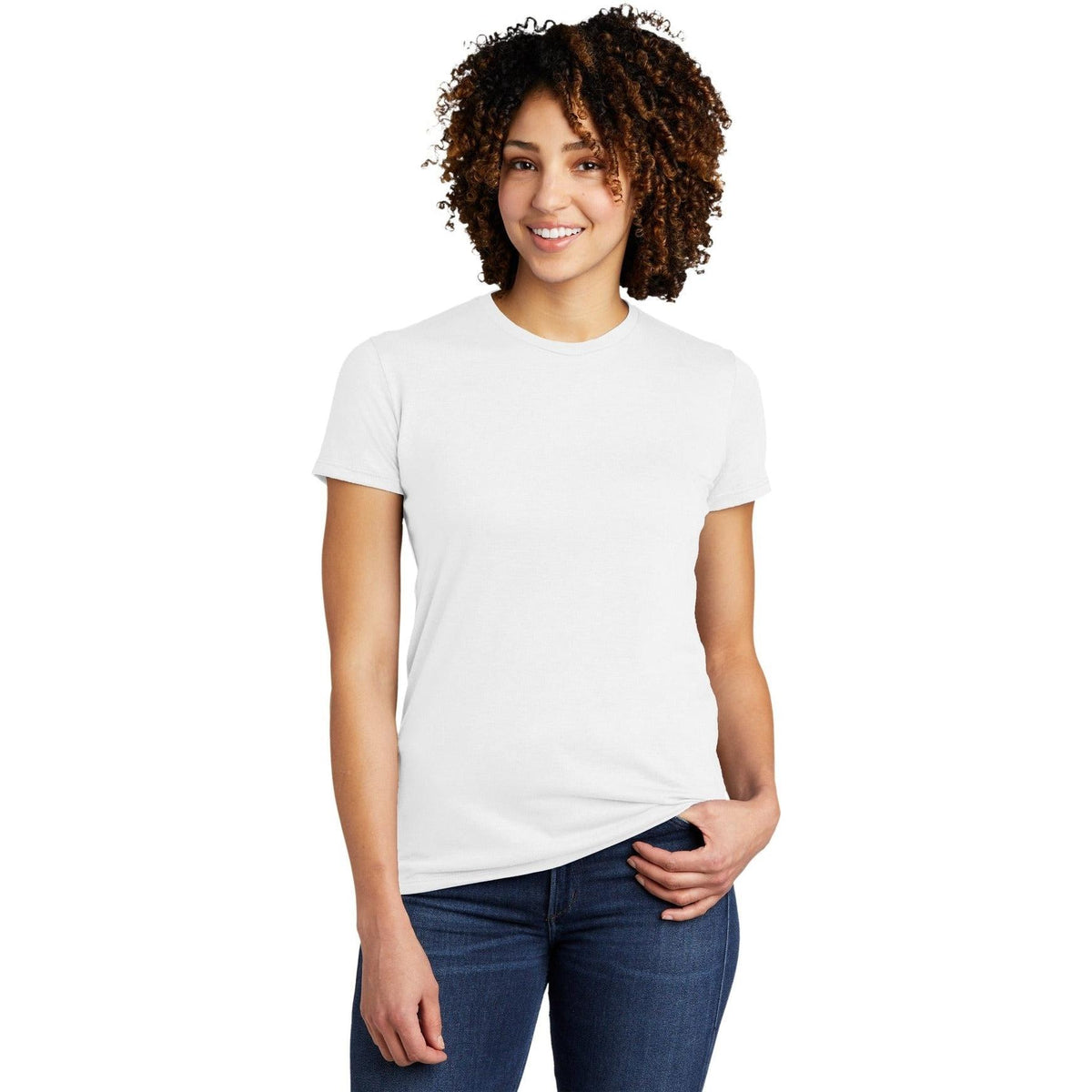 no-logo Allmade Ladies Tri-Blend Tee-Regular-Allmade-Thread Logic