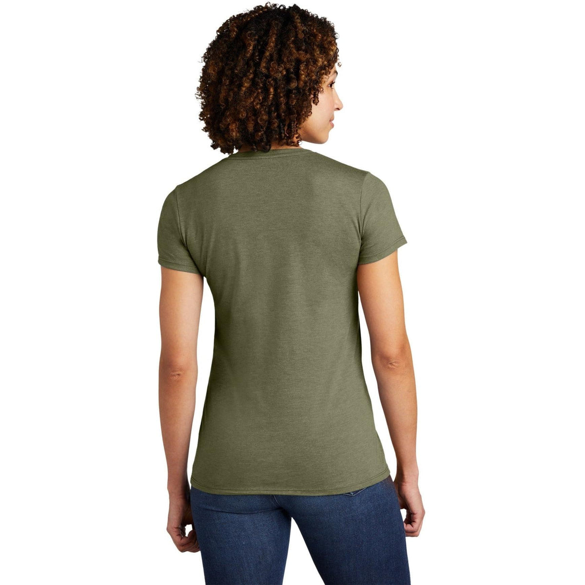 no-logo Allmade Ladies Tri-Blend Tee-Regular-Allmade-Thread Logic