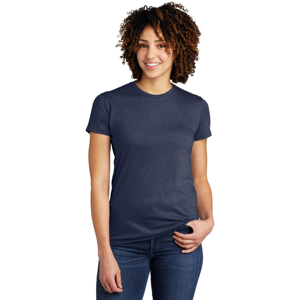 no-logo Allmade Ladies Tri-Blend Tee-Regular-Allmade-Thread Logic