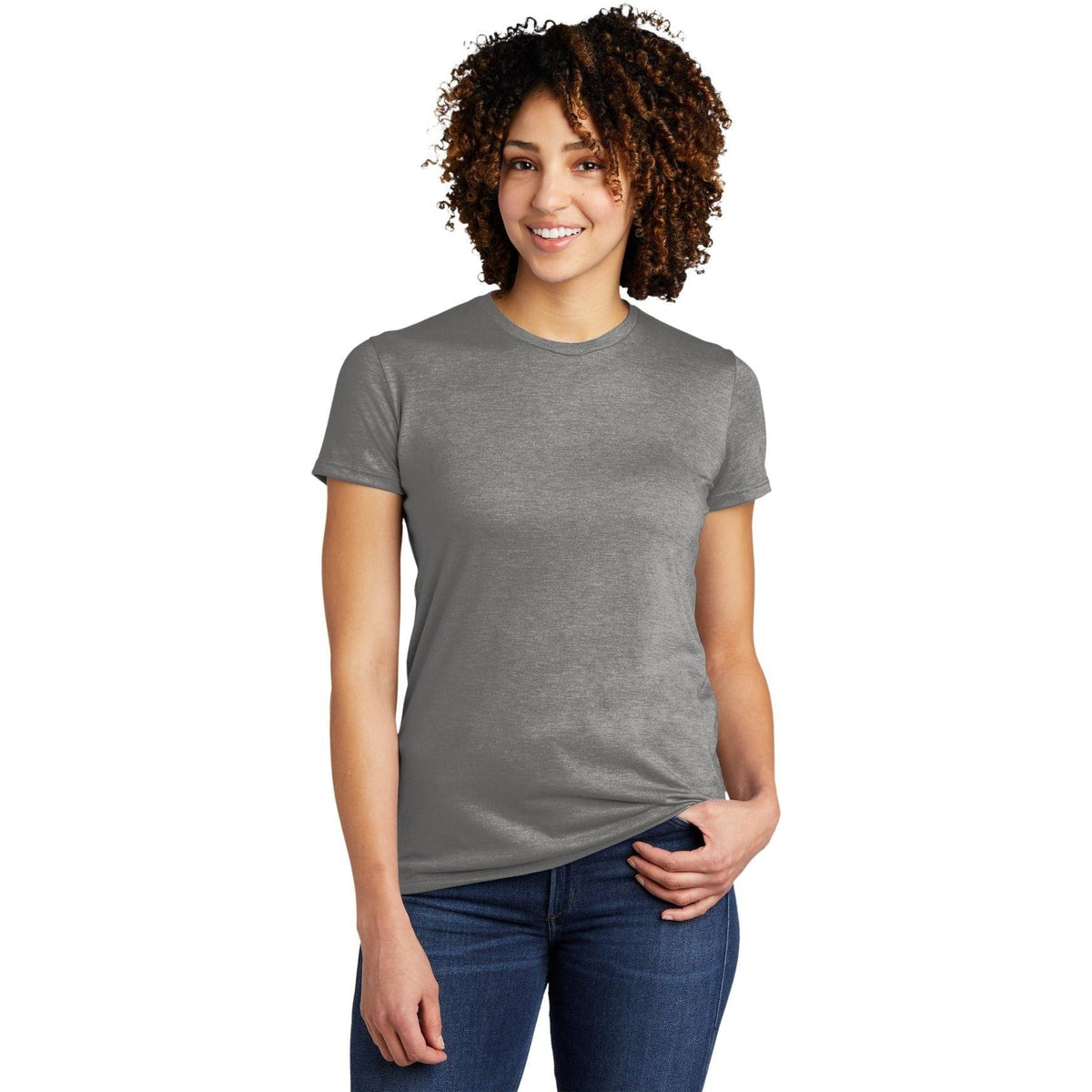 no-logo Allmade Ladies Tri-Blend Tee-Regular-Allmade-Thread Logic
