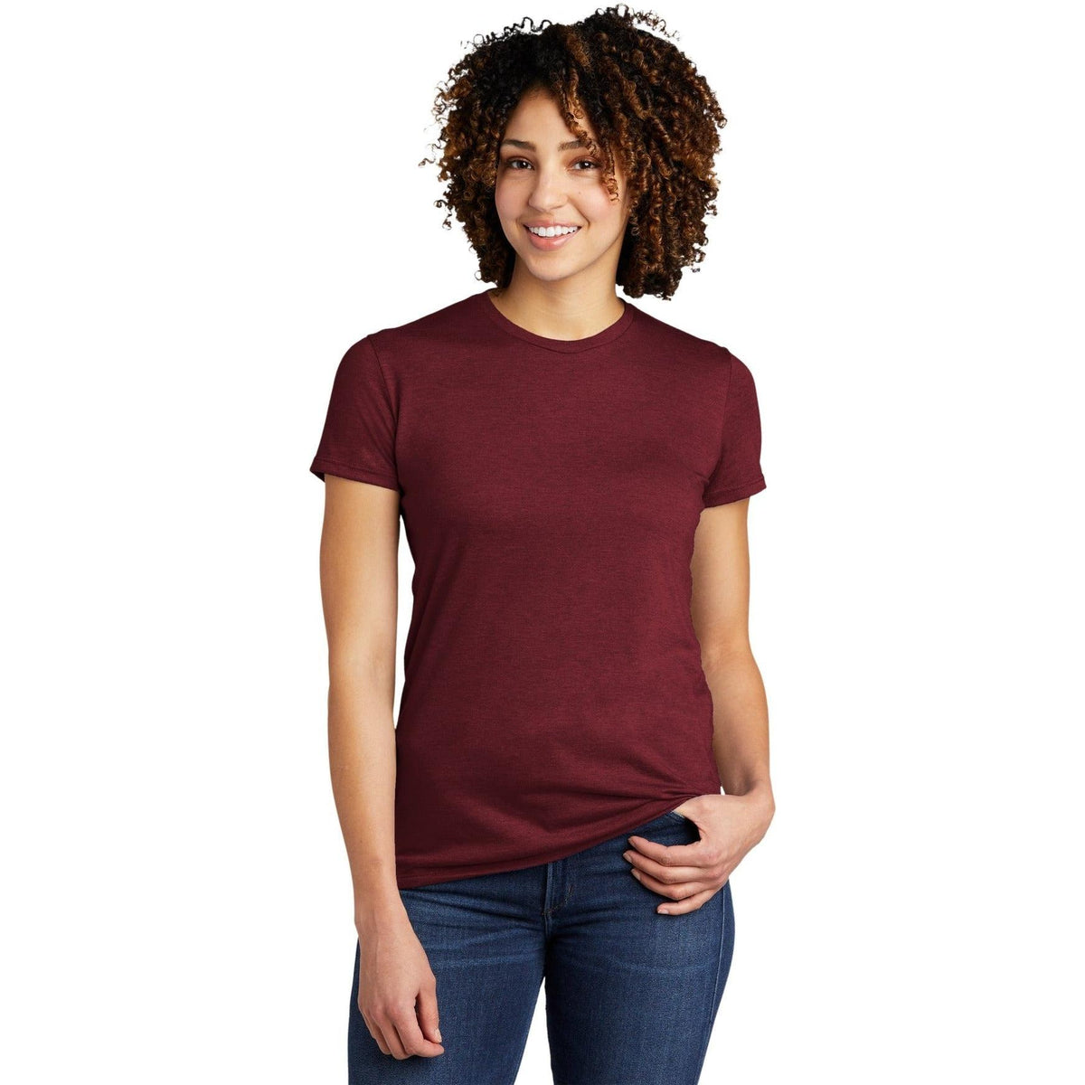 no-logo Allmade Ladies Tri-Blend Tee-Regular-Allmade-Thread Logic