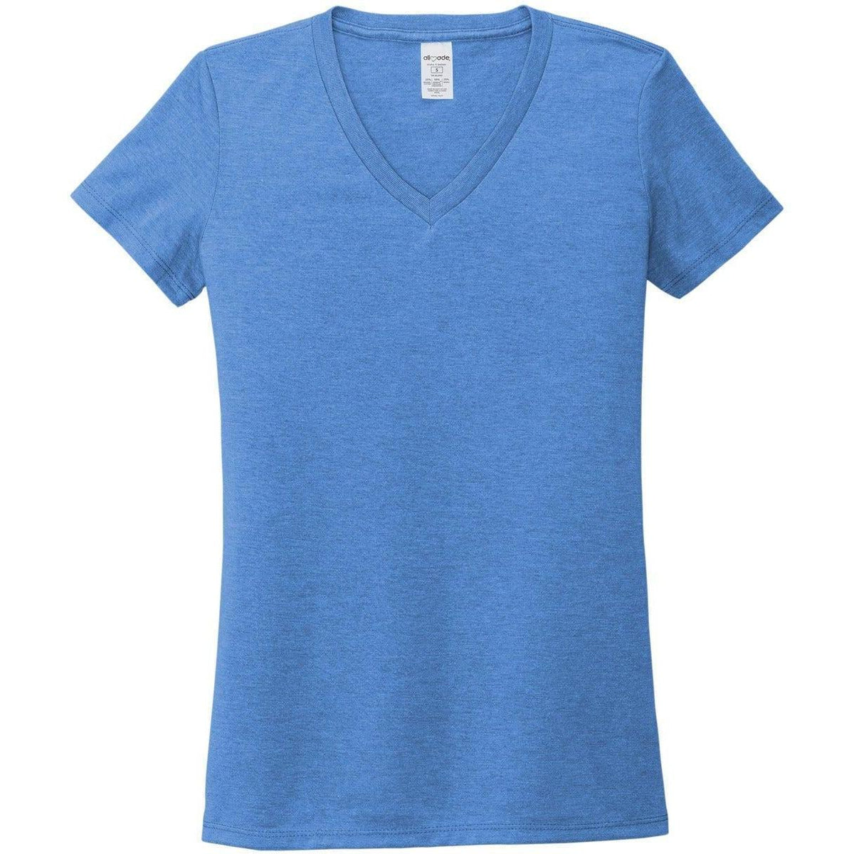 no-logo Allmade Ladies Tri-Blend V-Neck Tee
