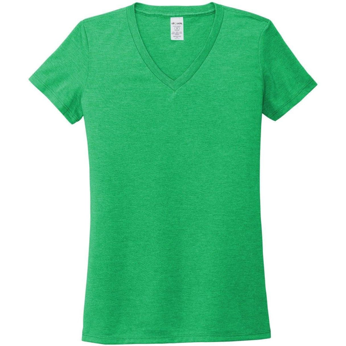 no-logo Allmade Ladies Tri-Blend V-Neck Tee