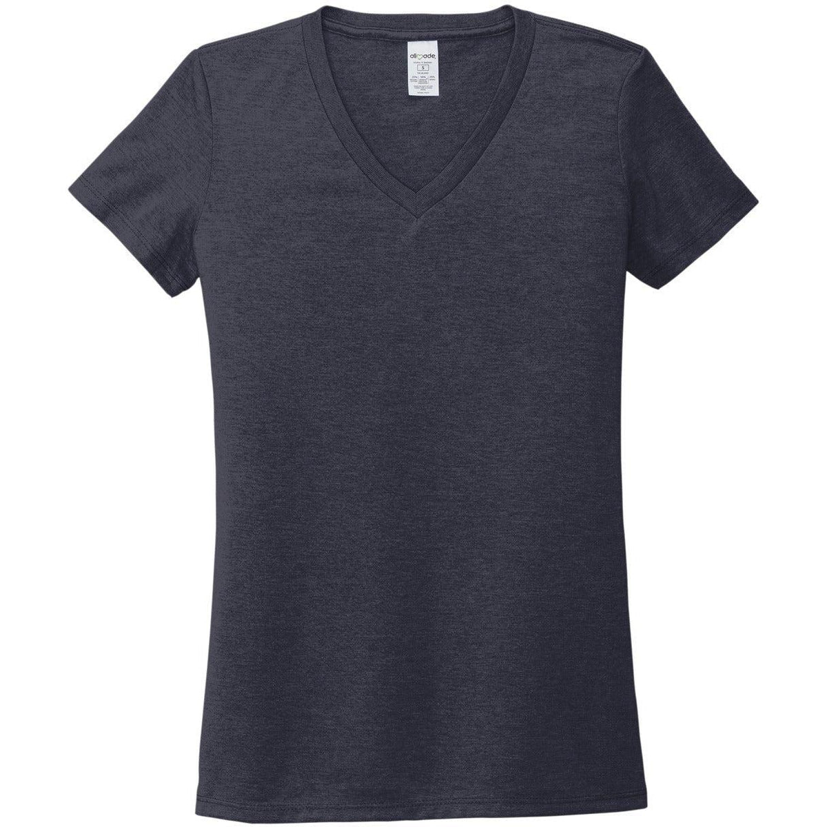 no-logo Allmade Ladies Tri-Blend V-Neck Tee