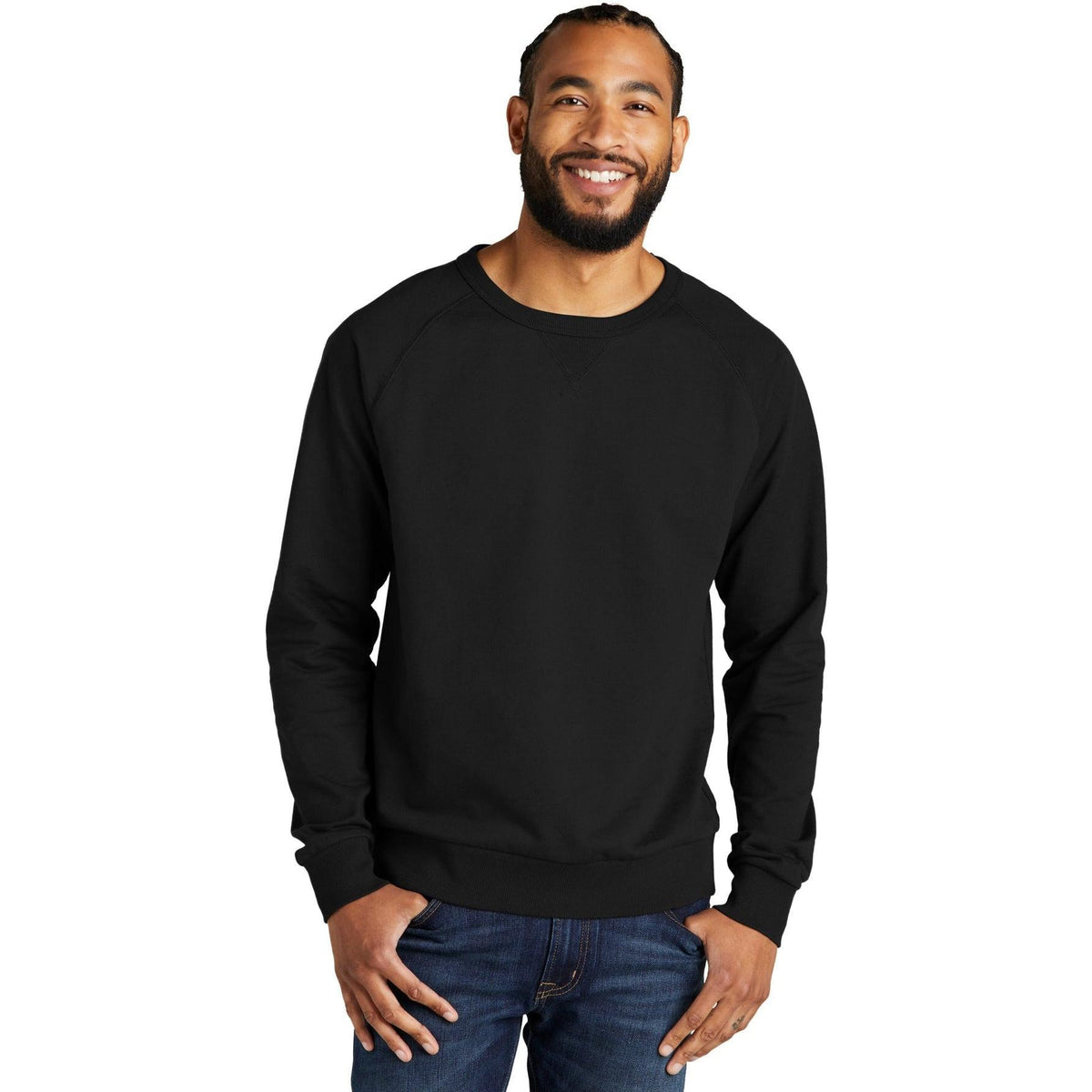 no-logo Allmade Unisex Organic French Terry Crewneck Sweatshirt-Regular-Allmade-Thread Logic