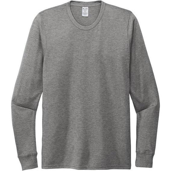 no-logo Allmade Unisex Tri-Blend Long Sleeve Tee