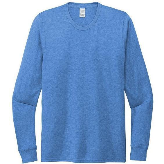 no-logo Allmade Unisex Tri-Blend Long Sleeve Tee