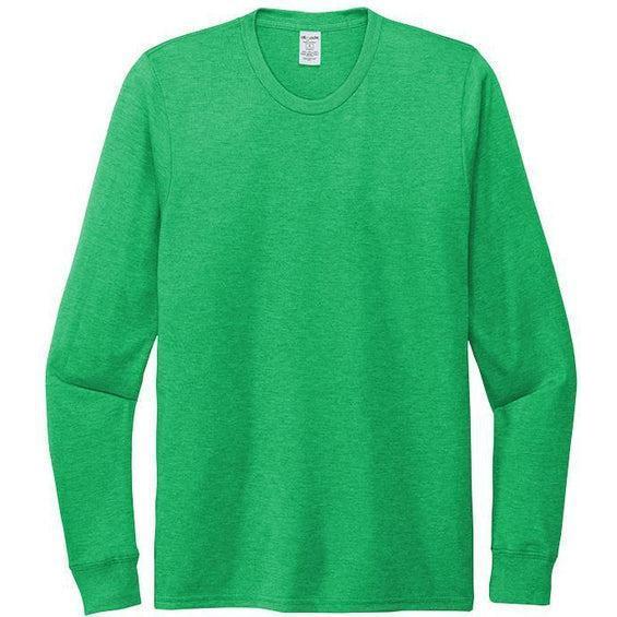 no-logo Allmade Unisex Tri-Blend Long Sleeve Tee
