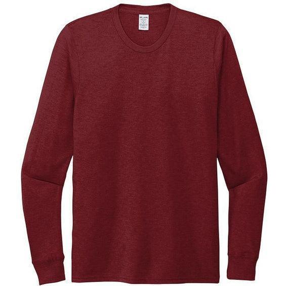 no-logo Allmade Unisex Tri-Blend Long Sleeve Tee
