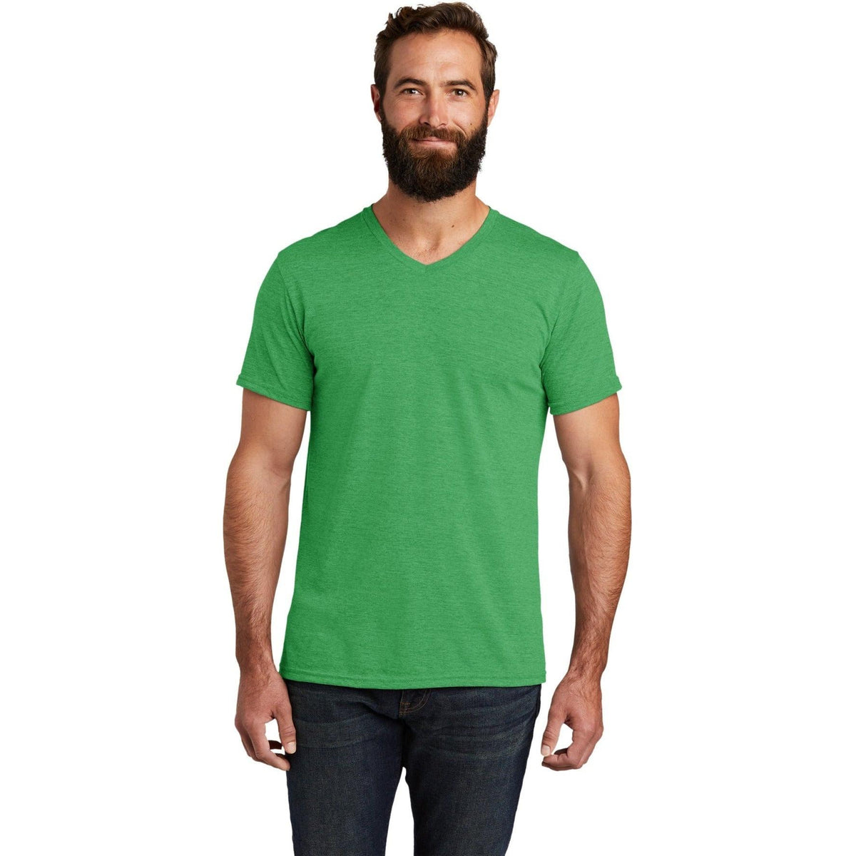 no-logo Allmade Unisex Tri-Blend V-Neck Tee-Regular-Allmade-Thread Logic