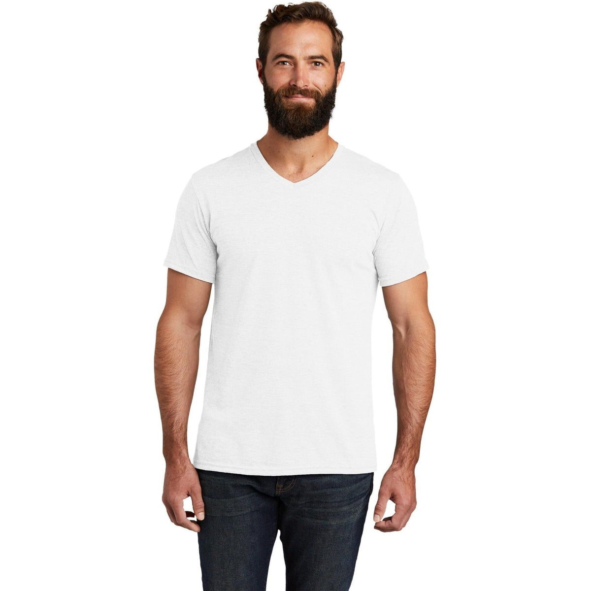 no-logo Allmade Unisex Tri-Blend V-Neck Tee-Regular-Allmade-Thread Logic