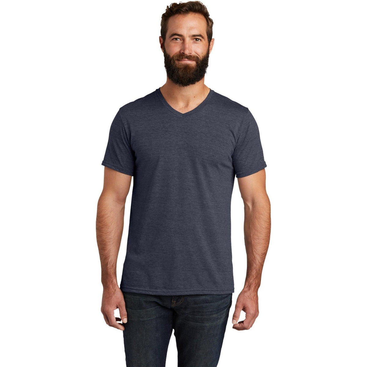 no-logo Allmade Unisex Tri-Blend V-Neck Tee-Regular-Allmade-Thread Logic