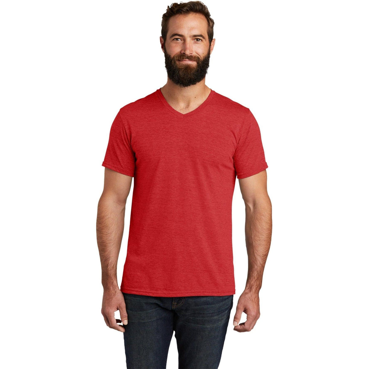 no-logo Allmade Unisex Tri-Blend V-Neck Tee-Regular-Allmade-Thread Logic