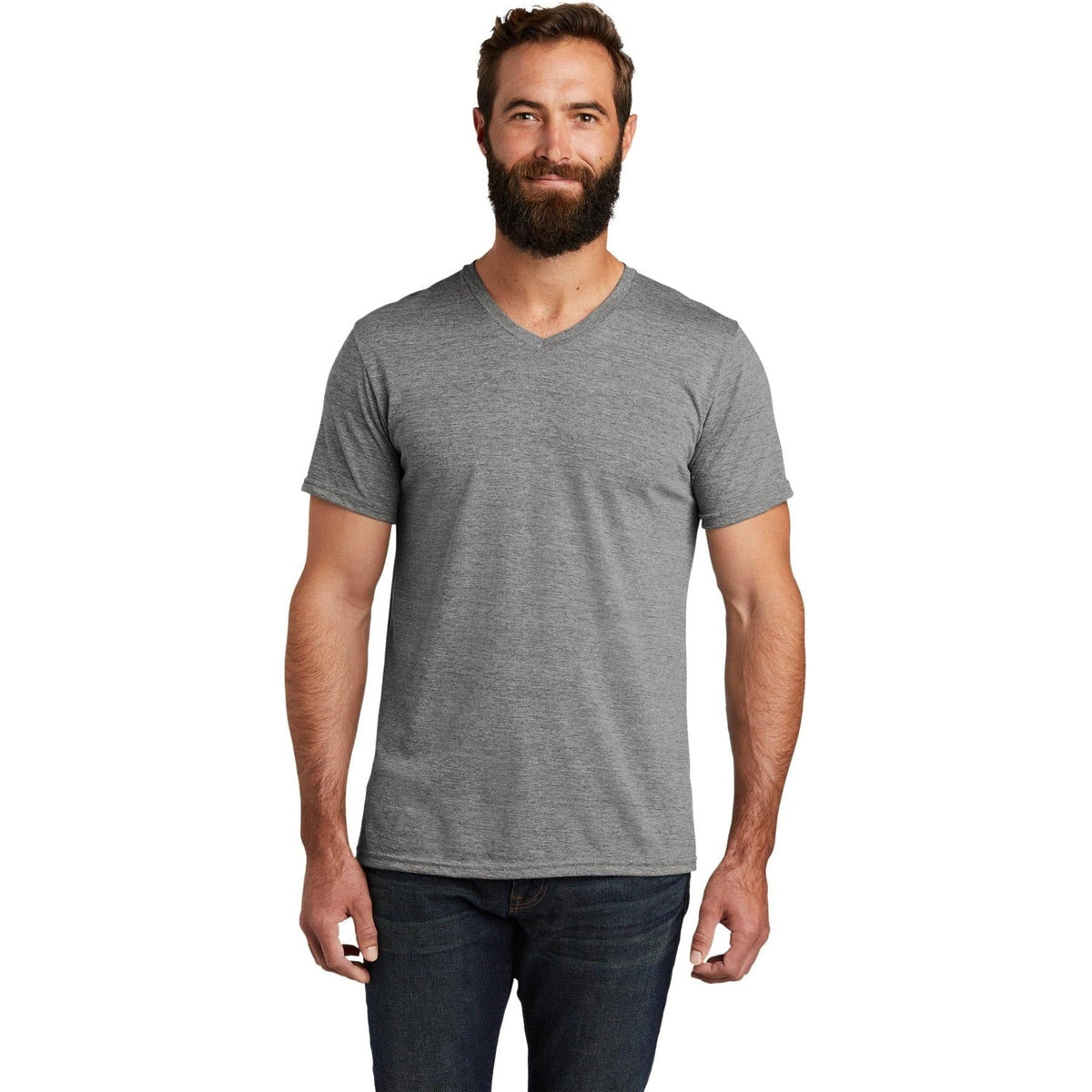 no-logo Allmade Unisex Tri-Blend V-Neck Tee-Regular-Allmade-Thread Logic