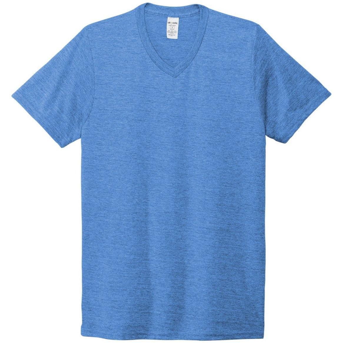 no-logo Allmade Unisex Tri-Blend V-Neck Tee