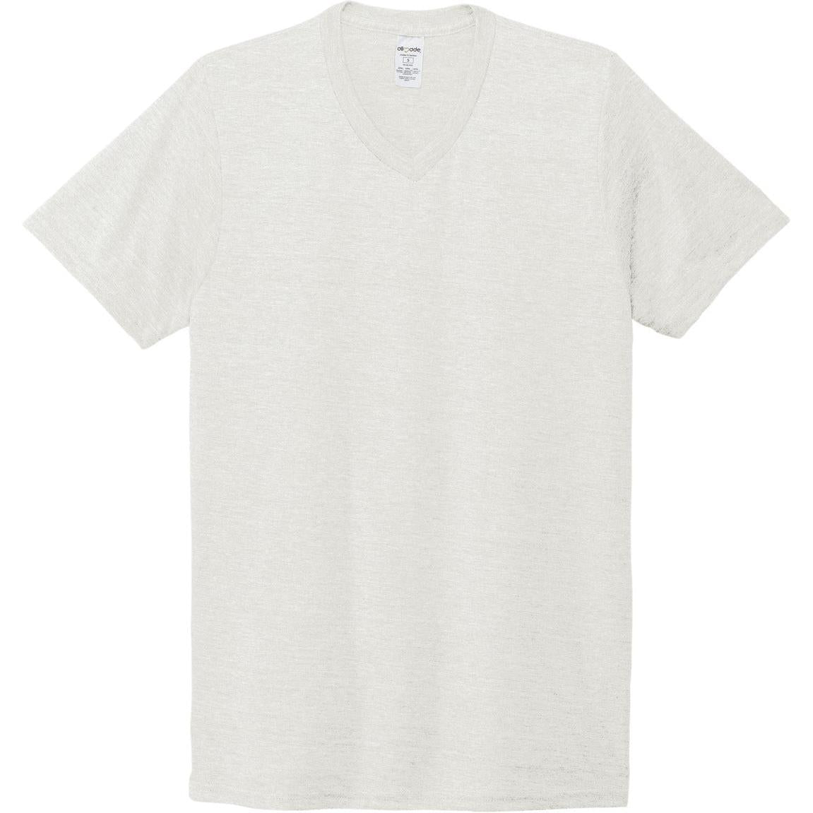 no-logo Allmade Unisex Tri-Blend V-Neck Tee