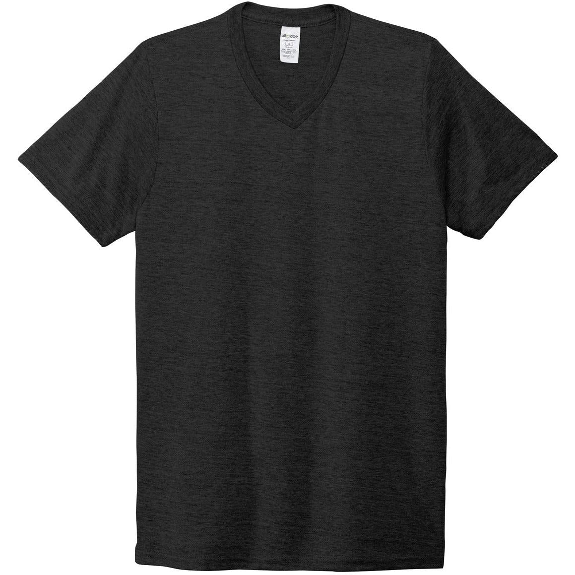 no-logo Allmade Unisex Tri-Blend V-Neck Tee