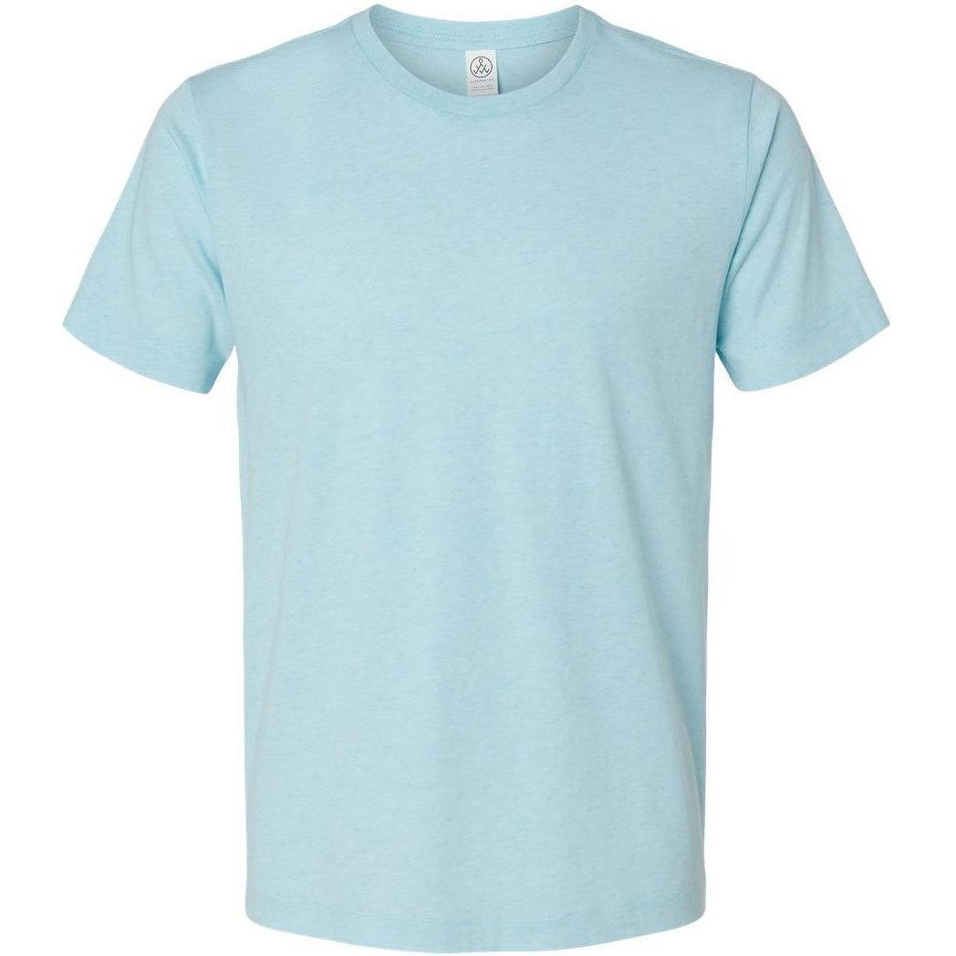 no-logo Alternative Botanical Dye Jersey Tee-Apparel-Alternative-Heather Botanical Aqua-S-Thread Logic