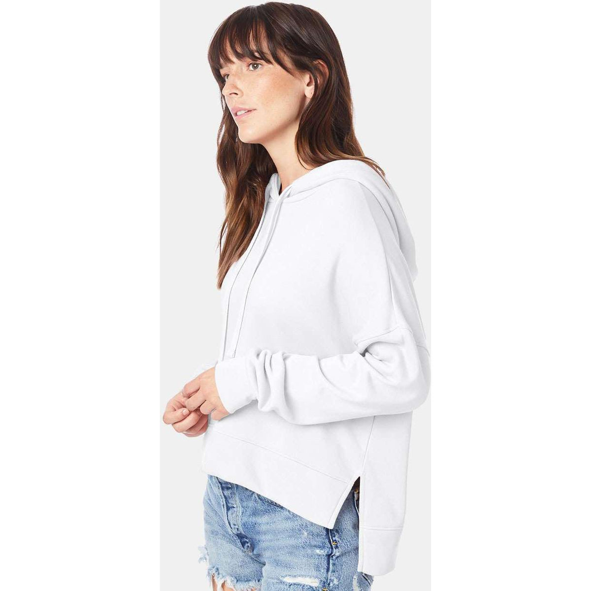 no-logo Alternative Ladies Eco-Washed Terry Hooded Sweatshirt-Fleece-Alternative-Thread Logic