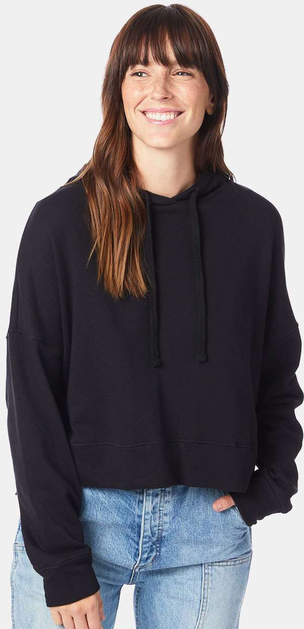 no-logo Alternative Ladies Eco-Washed Terry Hooded Sweatshirt-Fleece-Alternative-Thread Logic