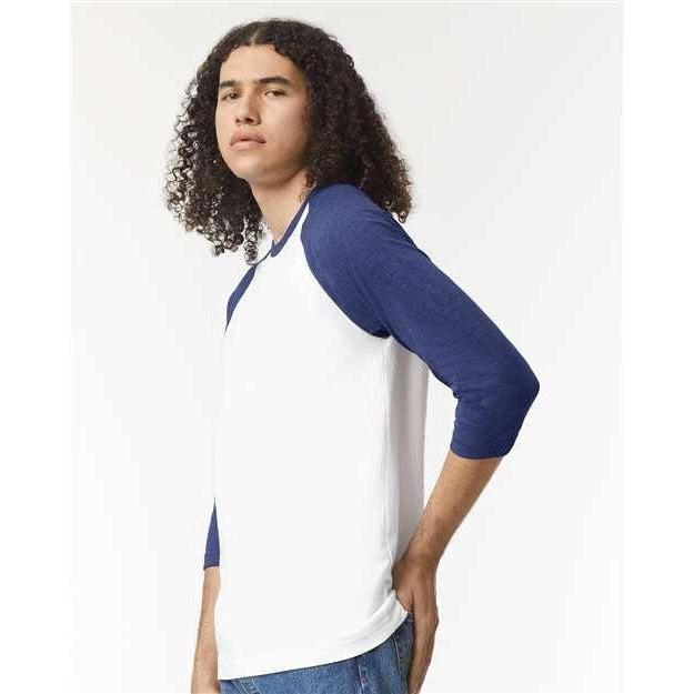 no-logo American Apparel CVC Raglan Tee-Apparel-American Apparel-Thread Logic