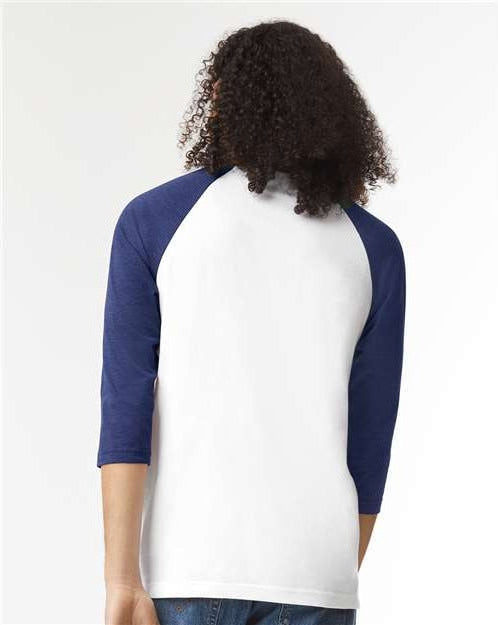 no-logo American Apparel CVC Raglan Tee-Apparel-American Apparel-Thread Logic
