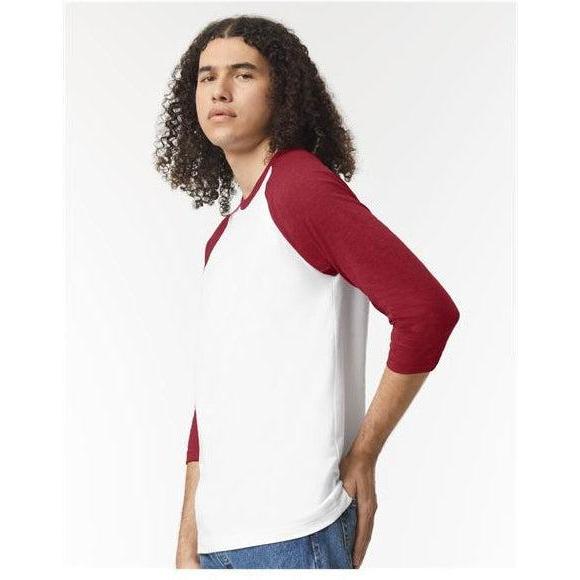 no-logo American Apparel CVC Raglan Tee-Apparel-American Apparel-Thread Logic