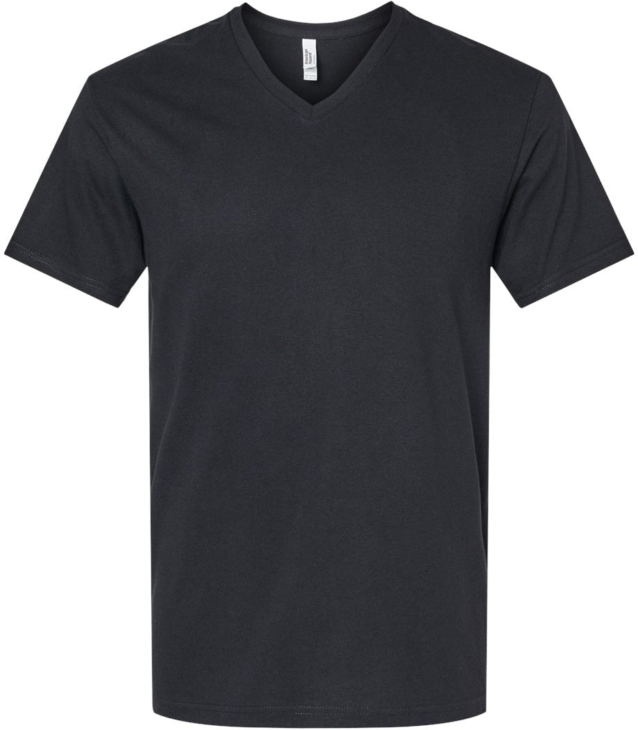American Apparel CVC V-Neck Tee 2006CVC With Custom Embroidery