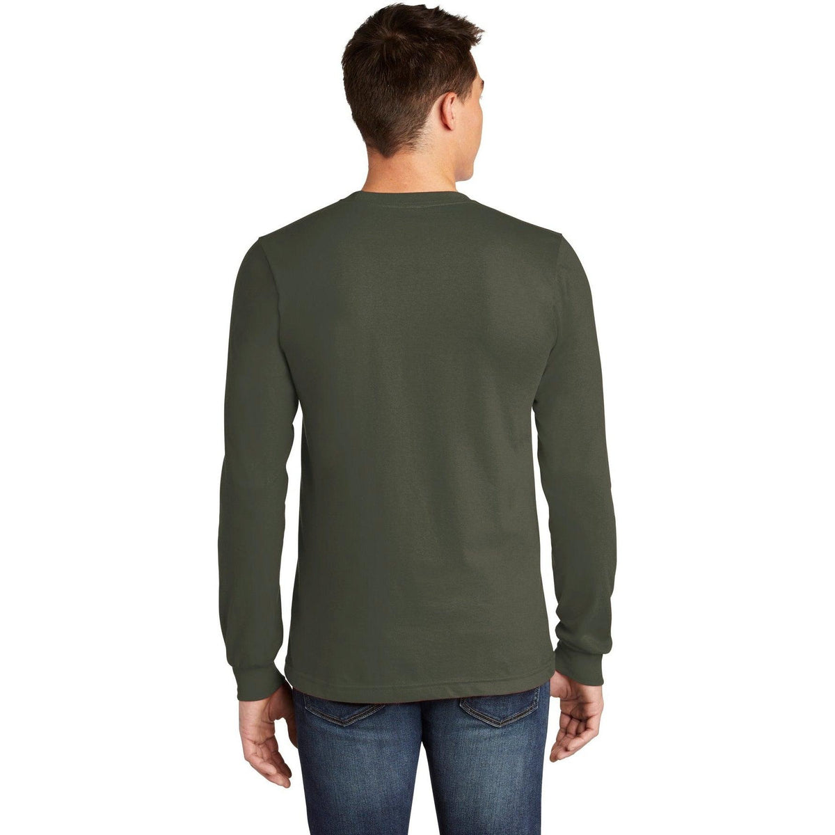 no-logo American Apparel Fine Jersey Long Sleeve T-Shirt-Regular-American Apparel-Thread Logic