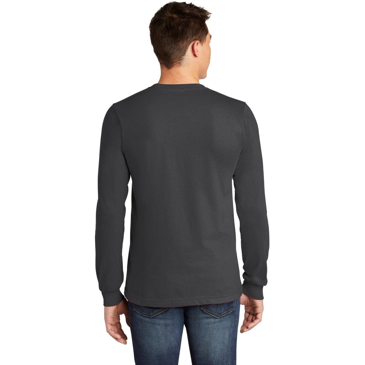 no-logo American Apparel Fine Jersey Long Sleeve T-Shirt-Regular-American Apparel-Thread Logic