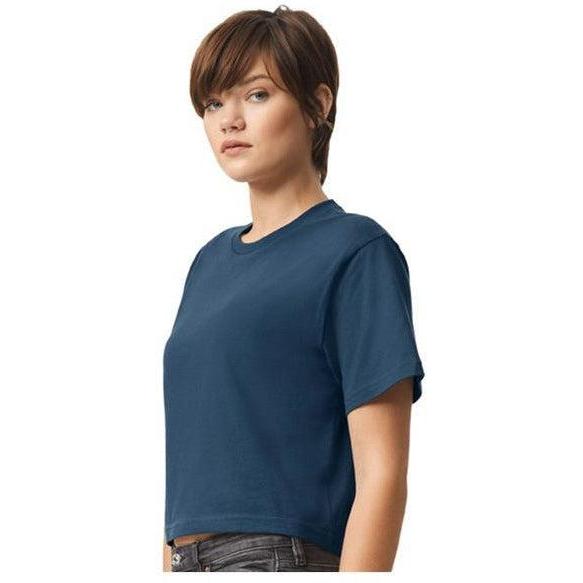 no-logo American Apparel Ladies Fine Jersey Boxy Tee-Apparel-American Apparel-Thread Logic
