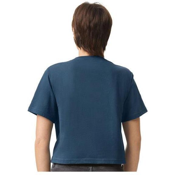 no-logo American Apparel Ladies Fine Jersey Boxy Tee-Apparel-American Apparel-Thread Logic